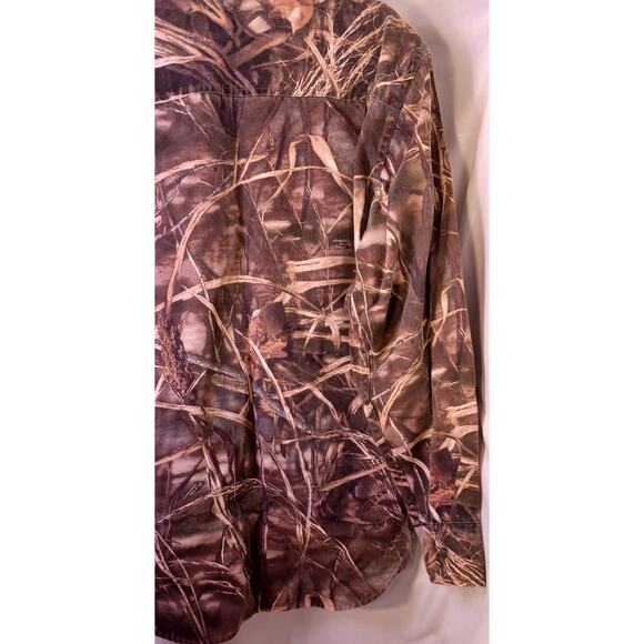 VTG Cabela's Advantage Max-4 HD Camo Long Sleeve Hunting Shirt Size Large - Picture 4 of 9